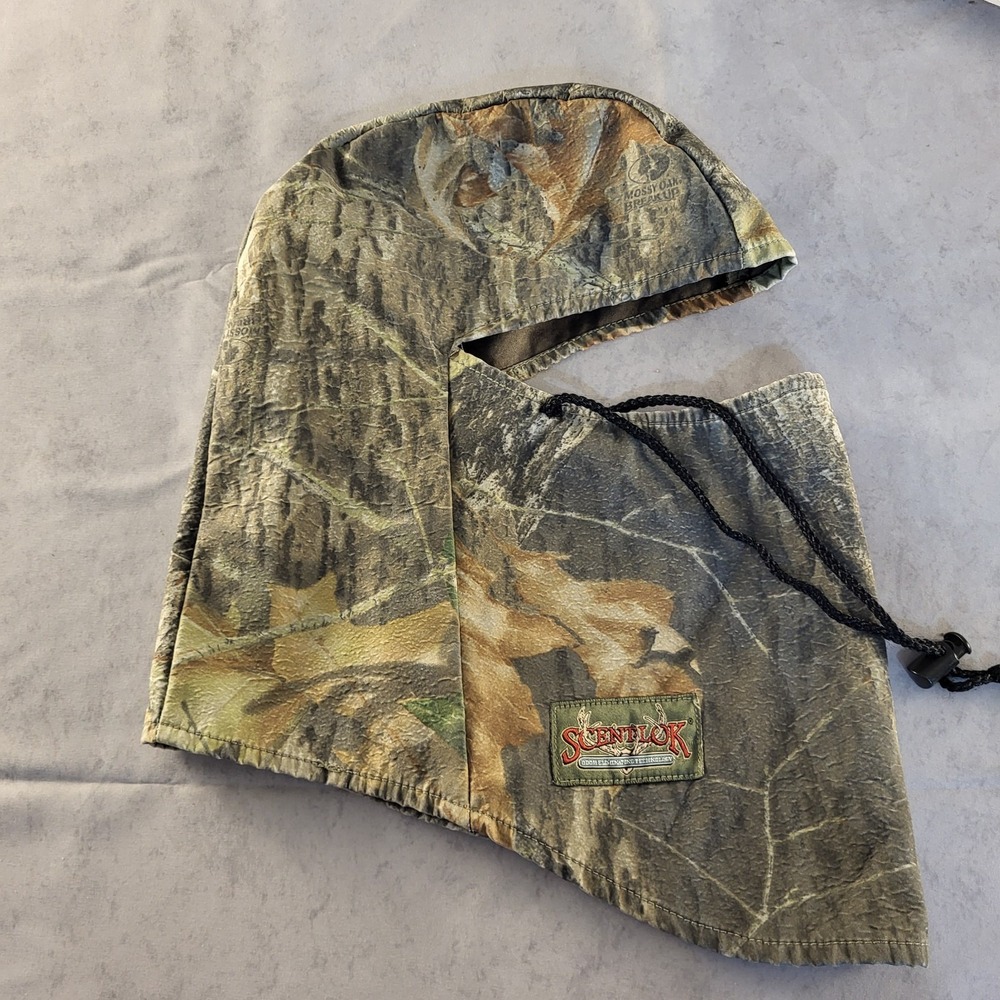 ScentLok Camo Lightweight Face Mask One Size Hunting Camping Outdoor Deer